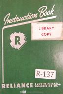 Reliance-Reliance CE Motor Drive Engineering Wiring and Operations Manual 1957-B/M Series-CE-05